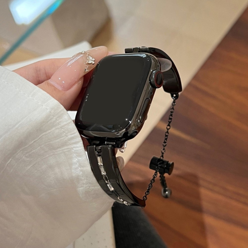 Armbånd til klokke serie 9 8 7 41mm 6 5 4 SE 40mm 3 2 1 38mm - Svart