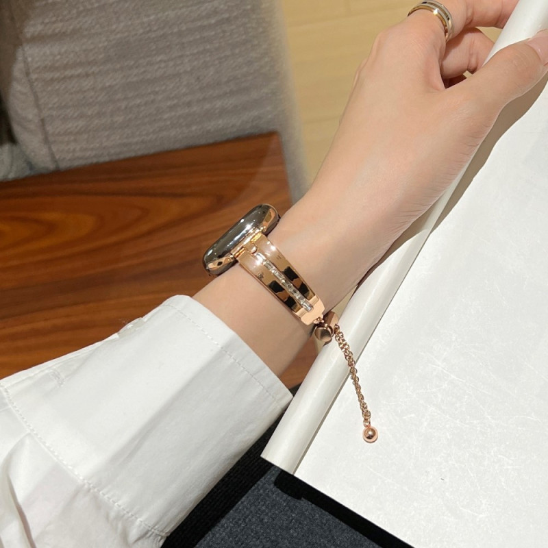 Strap For Watch Series 9 8 7 41mm 6 5 4 SE 40mm 3 2 1 38mm - Rose Gold