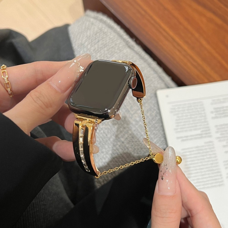 Armbånd til klokke serie 9 8 7 41mm 6 5 4 SE 40mm 3 2 1 38mm - gull