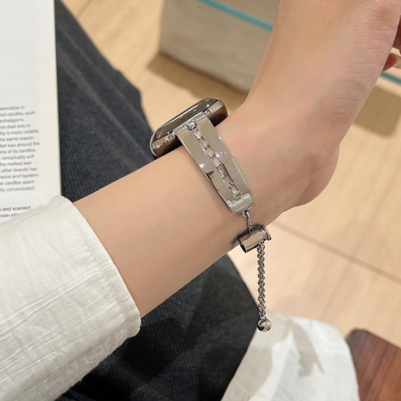 Armbånd til klokke serie 9 8 7 41mm 6 5 4 SE 40mm 3 2 1 38mm - sølv