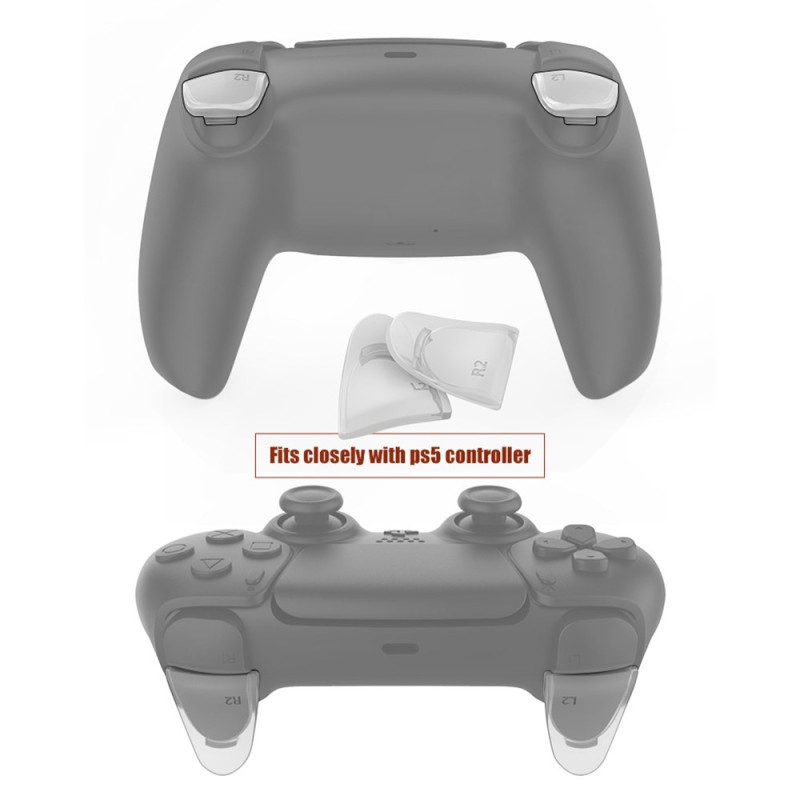 1 pari Sony Playstation 5 Game Controller Trigger Extenderille