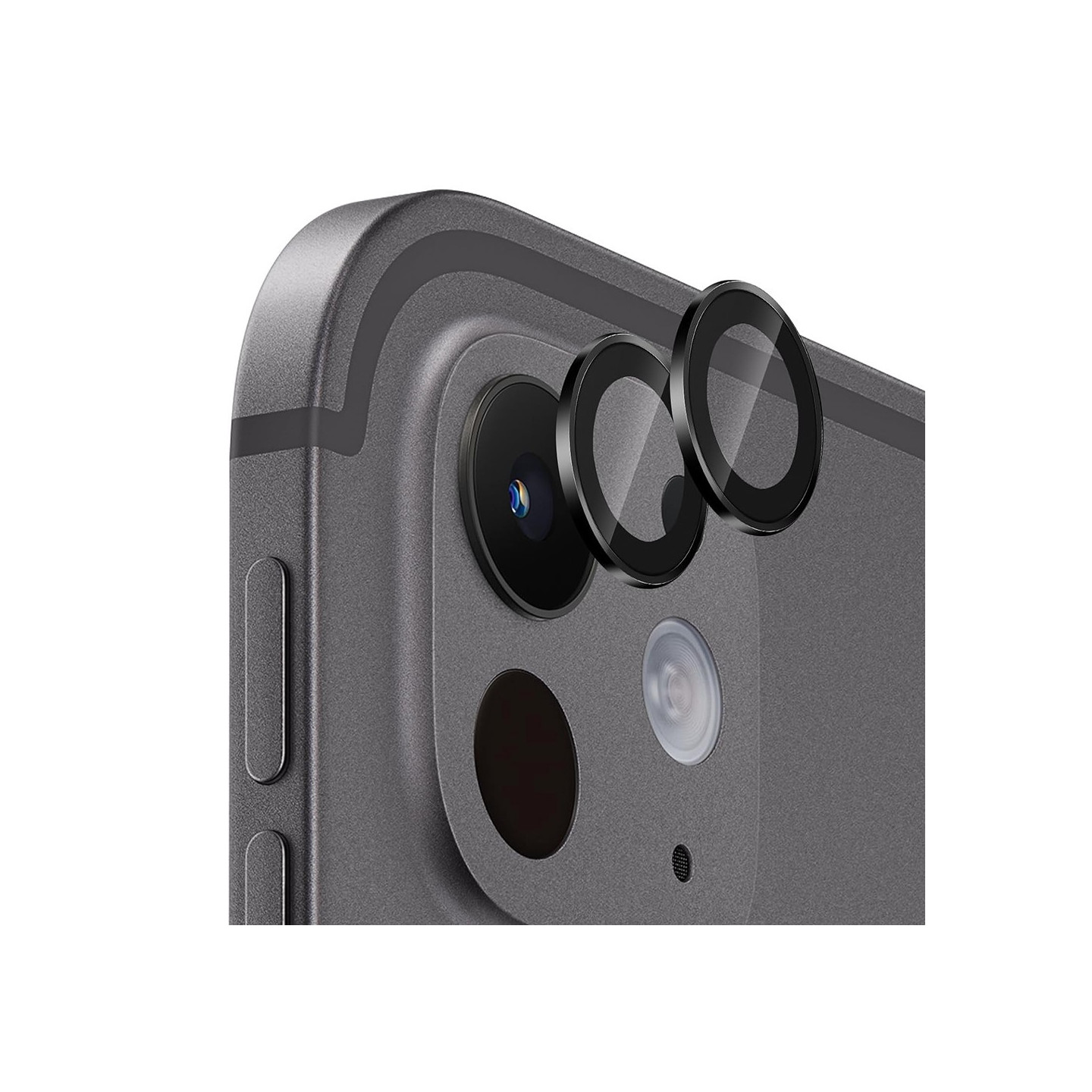 2stk kameralinsedeksel til iPad Pro 11 (2024) /iPad Pro 13 (2024) Metall+herdet glasslinsefilm