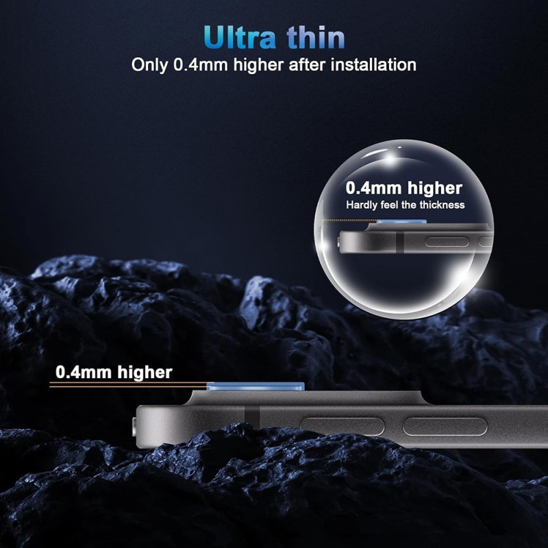 2kpl iPad Pro 11 (2024) / iPad Pro 13 (2024) Kameran Linssinsuoja