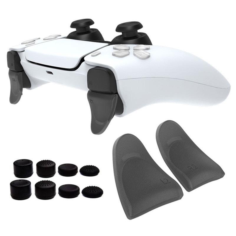 Laajennettu liipaisinpainike Sony PS5 L2 / R2 liipaisu + avainsuojus