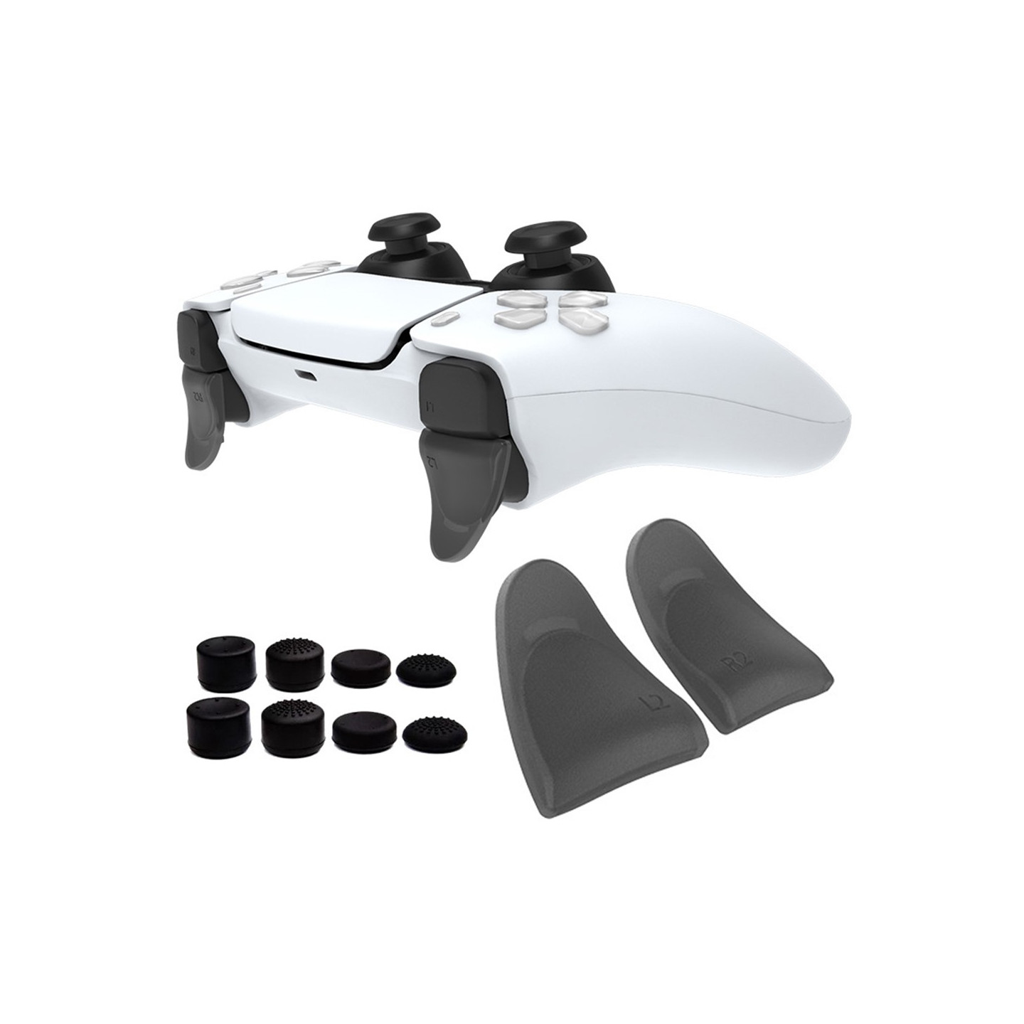 Extended trigger button for Sony PS5 L2 / R2 Trigger + Key Cap