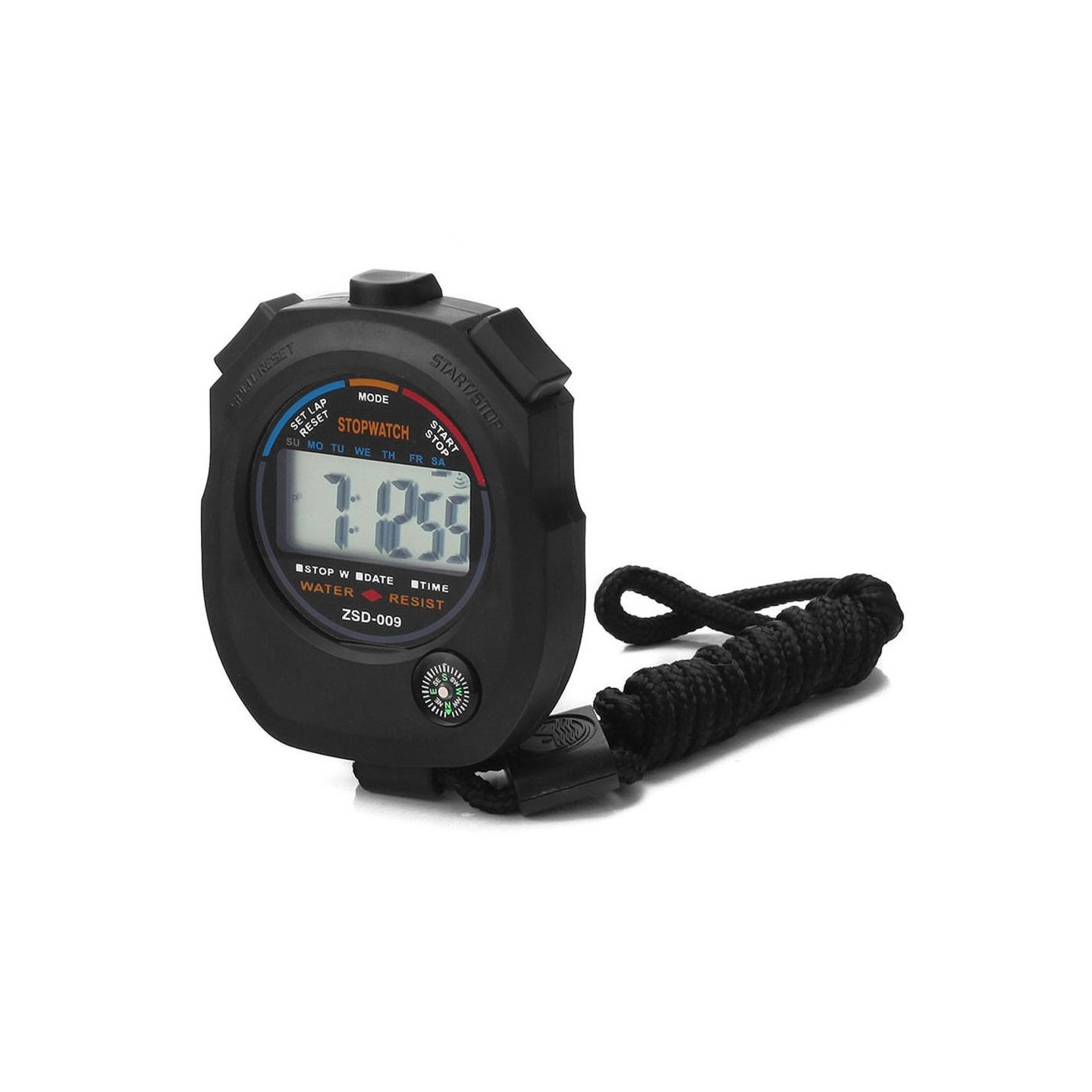 Sports Timer Digital Stopwatch Date Time Alarm