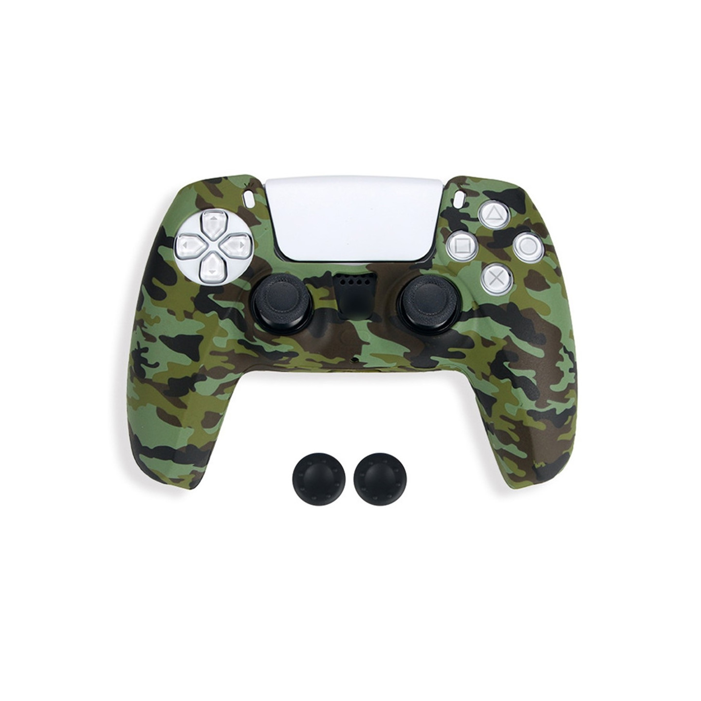 DATA FROG Sony Playstation 5 Peliohjain Liukumaton Silikonisuoja Peliohjaimen Suojakuori 2 Rocker Capsilla