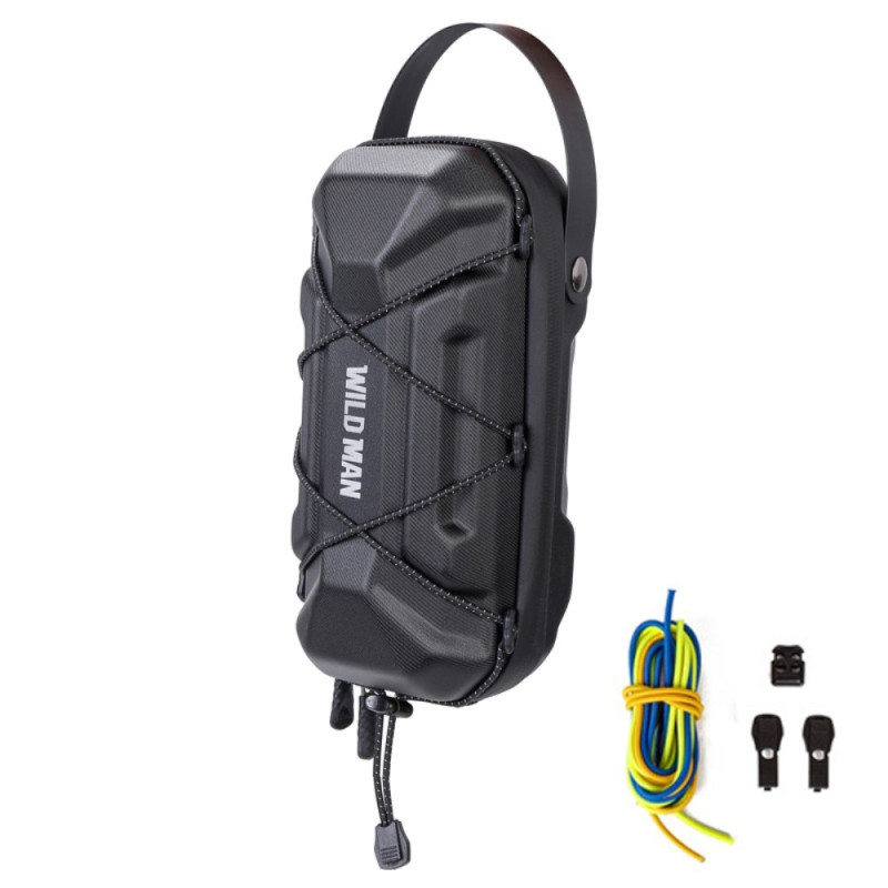 WILD MAN GD6X 2L Electric Scooter Hanging Bag EVA Hard Shell Bicycle Bag for Phone