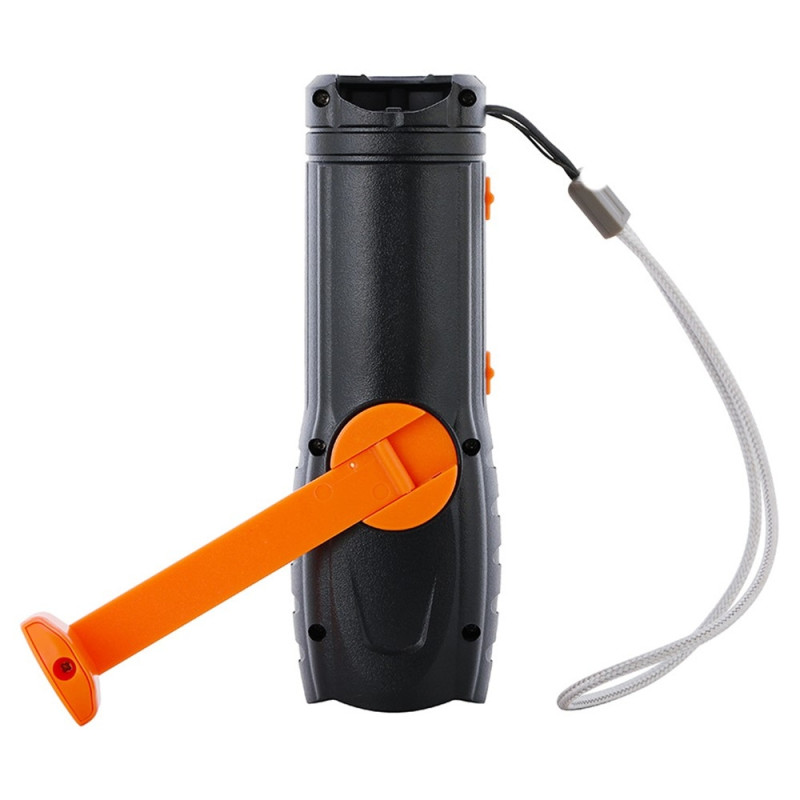 Håndsving AM/FM Radio LED Lommelygte 1200mAh Emergency PowerBank