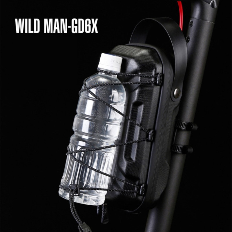 WILD MAN GD6X 2L Electric Scooter Hanging Bag EVA Hard Shell Bicycle Bag for Phone