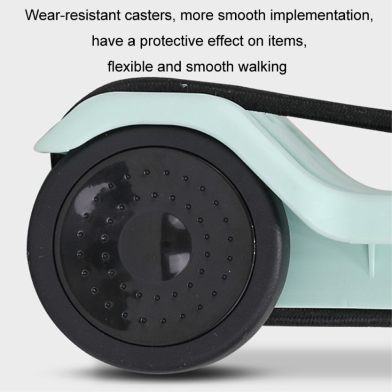 Folding Shopping Trolley 2 - Wheels Shopping Cart Grocery Trolley with Storage Bag - Black