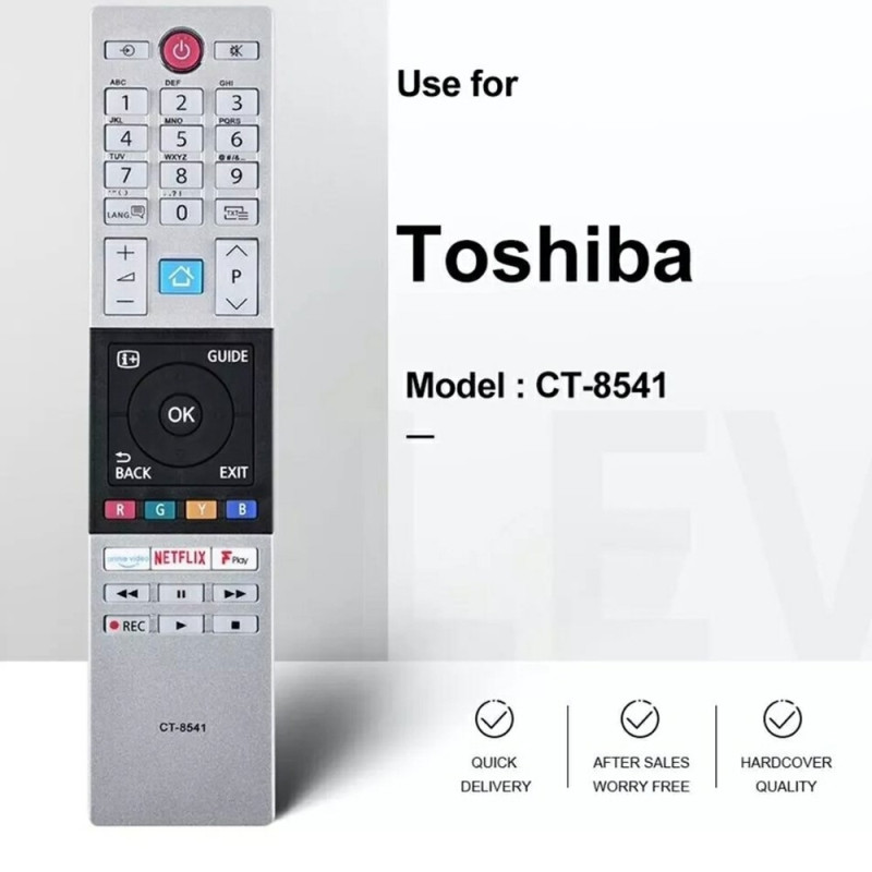 TV remote control Replacement for CT - 8541 For TOSHIBA Smart TV