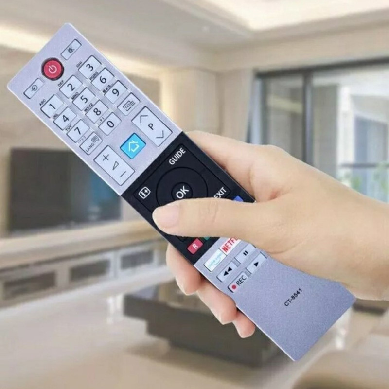 Erstatning av TV - fjernkontroll for CT - 8541 for TOSHIBA Smart TV