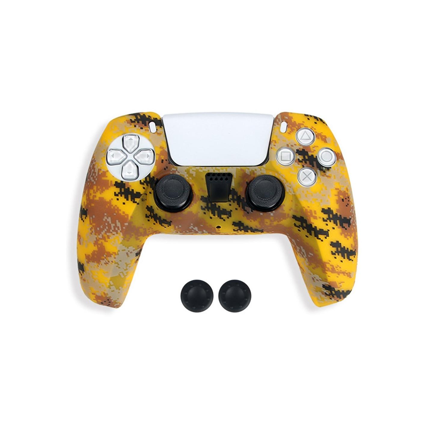 DATA FROG Sony Playstation 5 Peliohjain Liukumaton Silikonisuoja Peliohjaimen Suojakuori 2 Rocker Capsilla