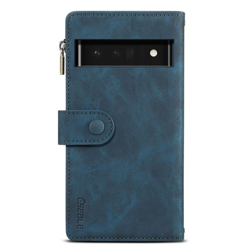 ESEBLE Zipper Phone Cover Case Strap for Google Pixel 6a - Blue