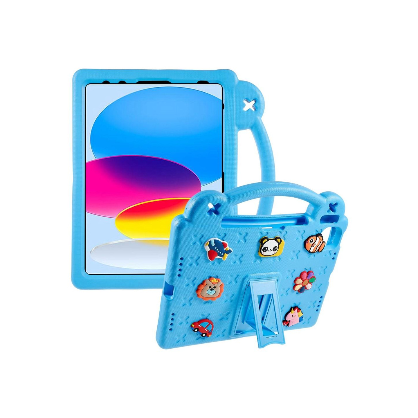 Apple iPad 10.9 2022 Gen 10 Shockproof EVA Foam Stand Shell - Light Blue