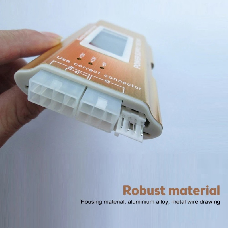 LCD - näyttö ATX Power Tester Pöytätietokoneen Virran testaustyökalu