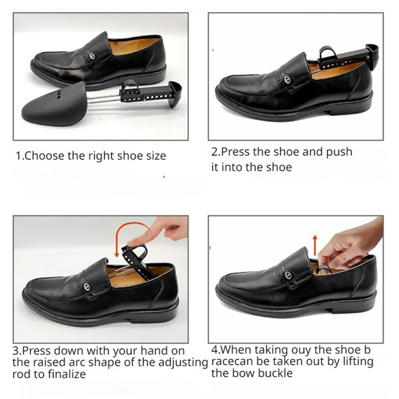 2pcs adjustable plastic shoe Shoe block Shoe Extender size - man