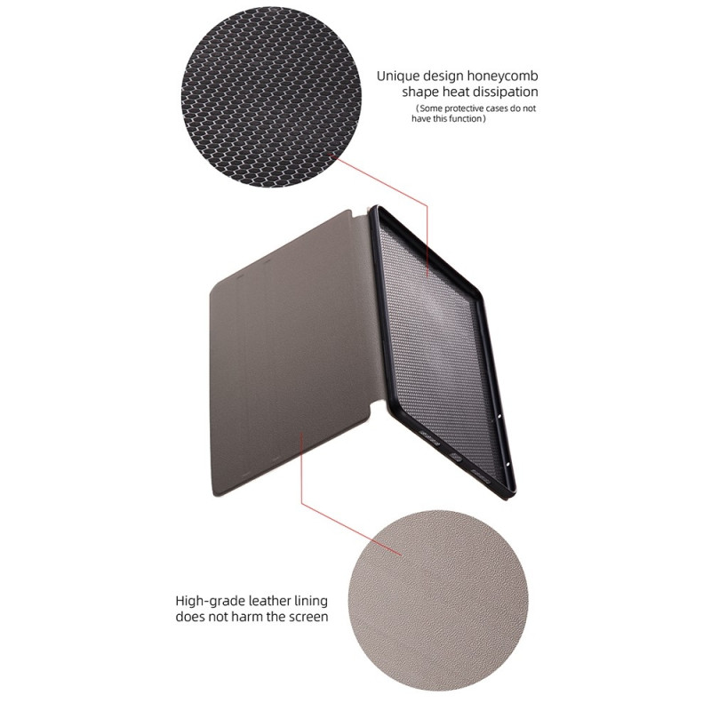 Til iPad Pro 11 (2024) Cover Flip Stativ Smart Tablet Cover - Peony