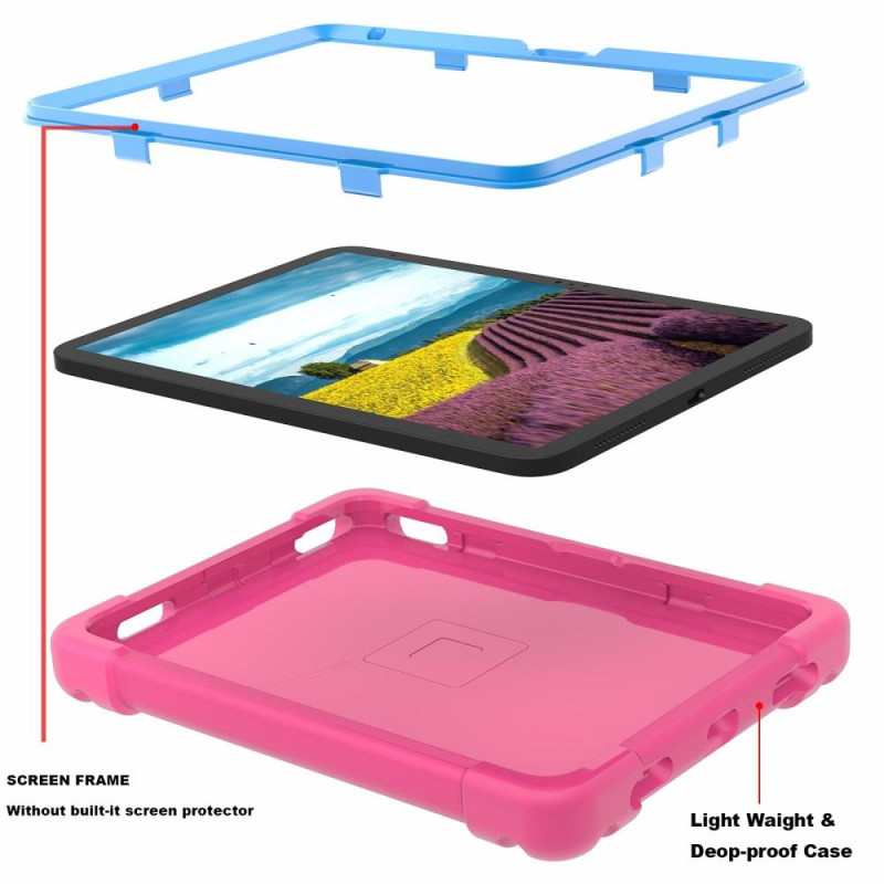 For iPad 10.9 (2022) 360 - Degree Rotation Kickstand Tablet Cover Anti - drop Protection