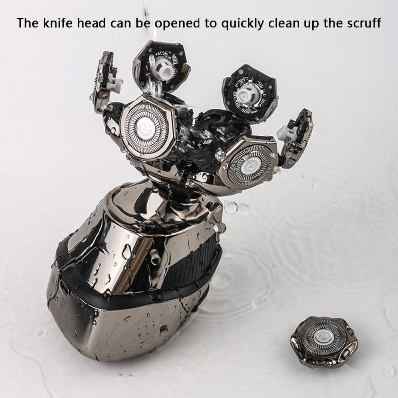 5 - in - 1 multifunctional electric shaver with digital display