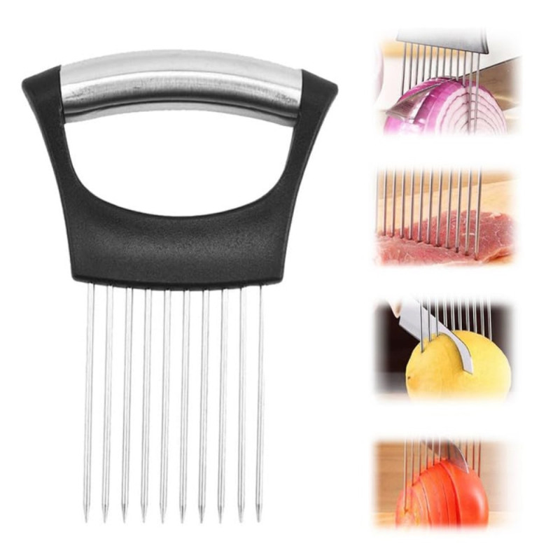 Holder ved udskæring Løg Kød Grøntsagsskærer