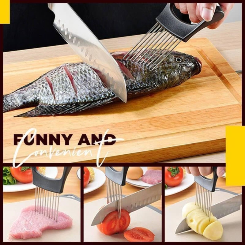 Holder when slicing Onions Meat Vegetables Slicer