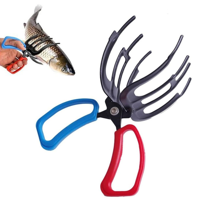Anti - slip Fishing Tongs Fish Clamp Gripper Fish Catching Tool