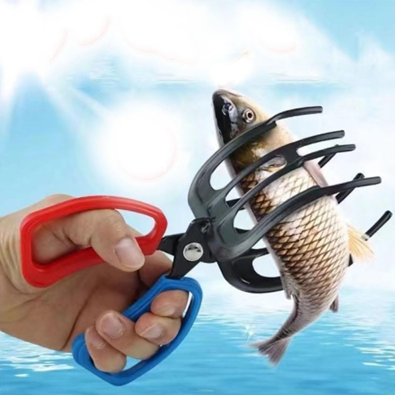 Sklisikre fisketenger Fiskeklemme Gripper Fisk Fangstverktøy