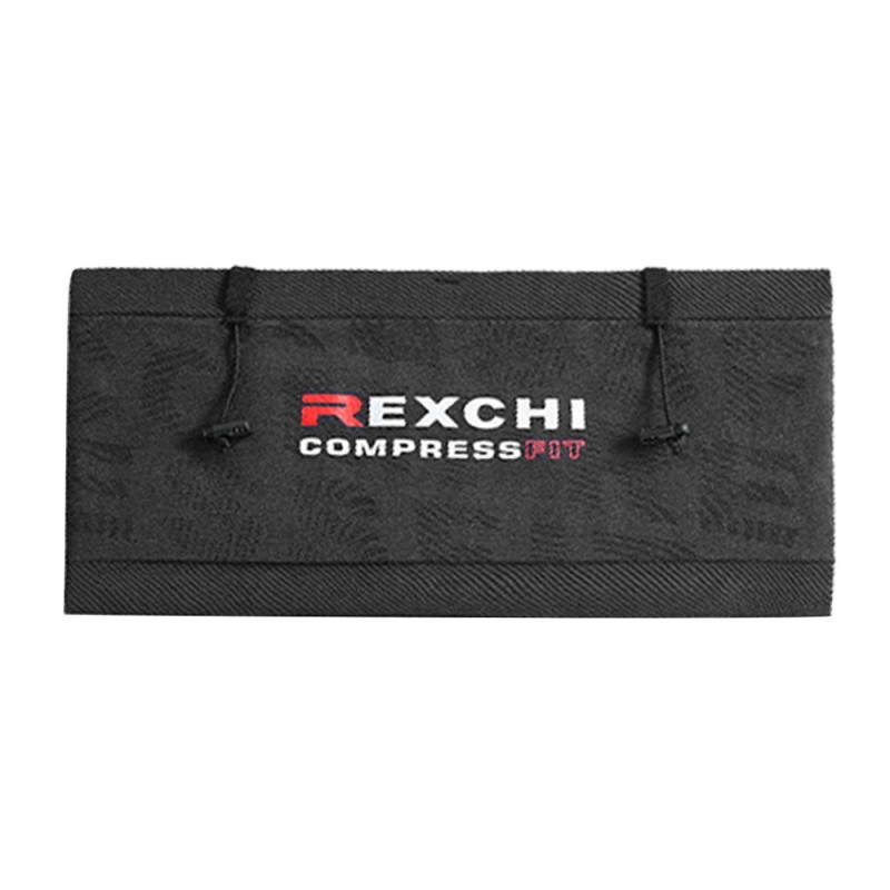 REXCHI Running Waist Bag Phone Water Bottle Storage Fanny Pack - Black L