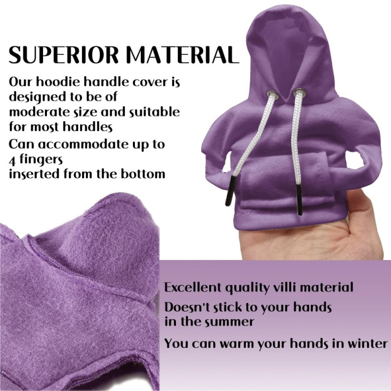 Car Hoodie Protection Design Decoration Gear Shifter - Purple
