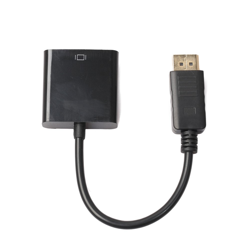 DisplayPort DP uros - VGA naaras videomuunninkaapelisovitin tietokoneelle kannettavalle tietokoneelle televisiolle