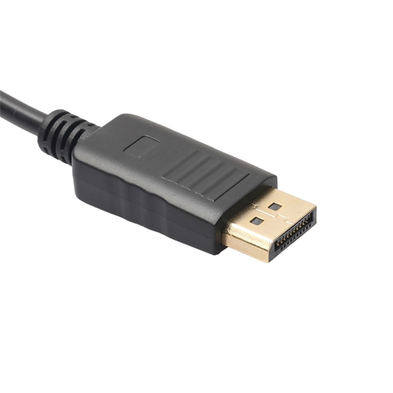 DisplayPort DP uros - VGA naaras videomuunninkaapelisovitin tietokoneelle kannettavalle tietokoneelle televisiolle