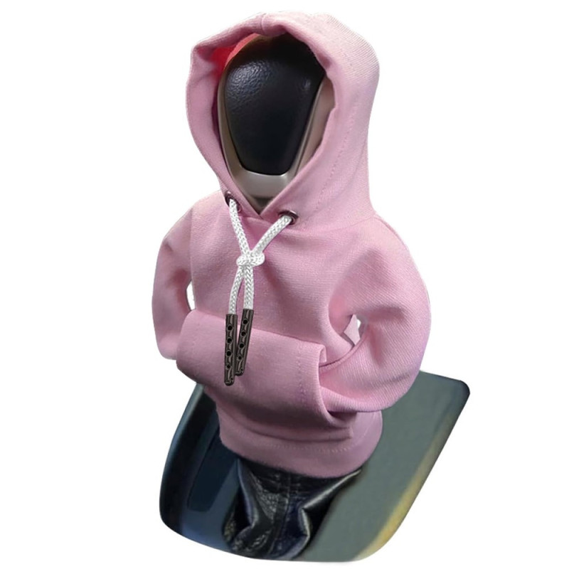 Car Hoodie Protection Design Decoration Gear Shifter - Pink