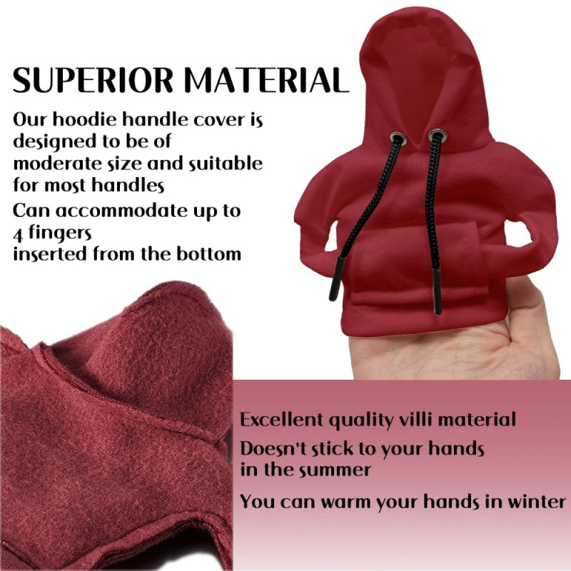 Car Hoodie Protection Design Decoration Gear Shifter - Red