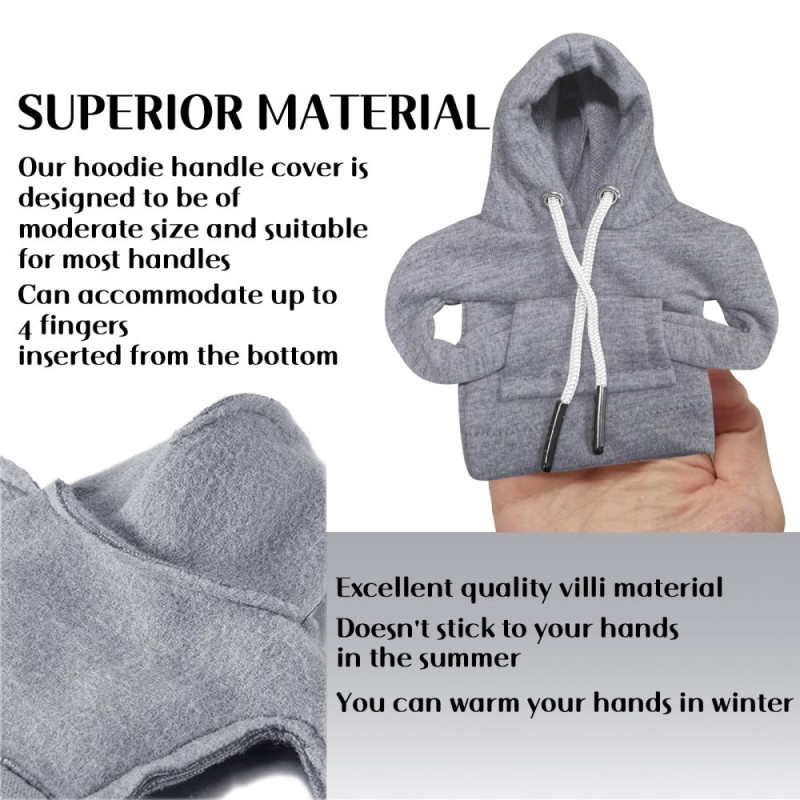 Bil Hættetrøje Beskyttelse Design Dekoration Gear Shifter - Grå