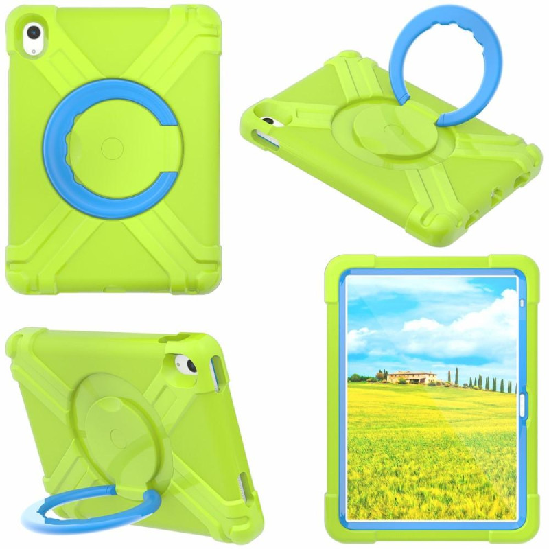 For iPad 10.9 (2022) 360 - Degree Rotation Kickstand Tablet Cover Anti - drop Protection