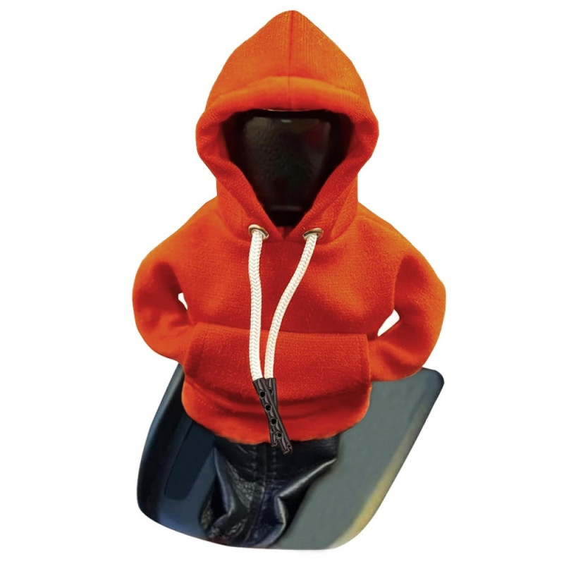 Car Hoodie Protection Design Decoration Gear Shifter - Orange