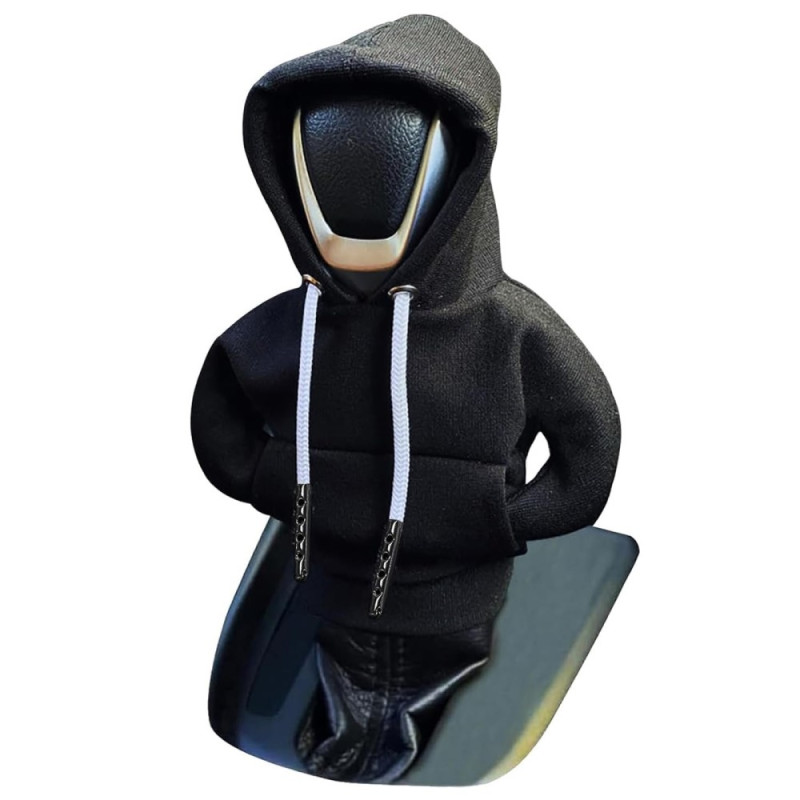 Car Hoodie Protection Design Decoration Gear Shifter - Black
