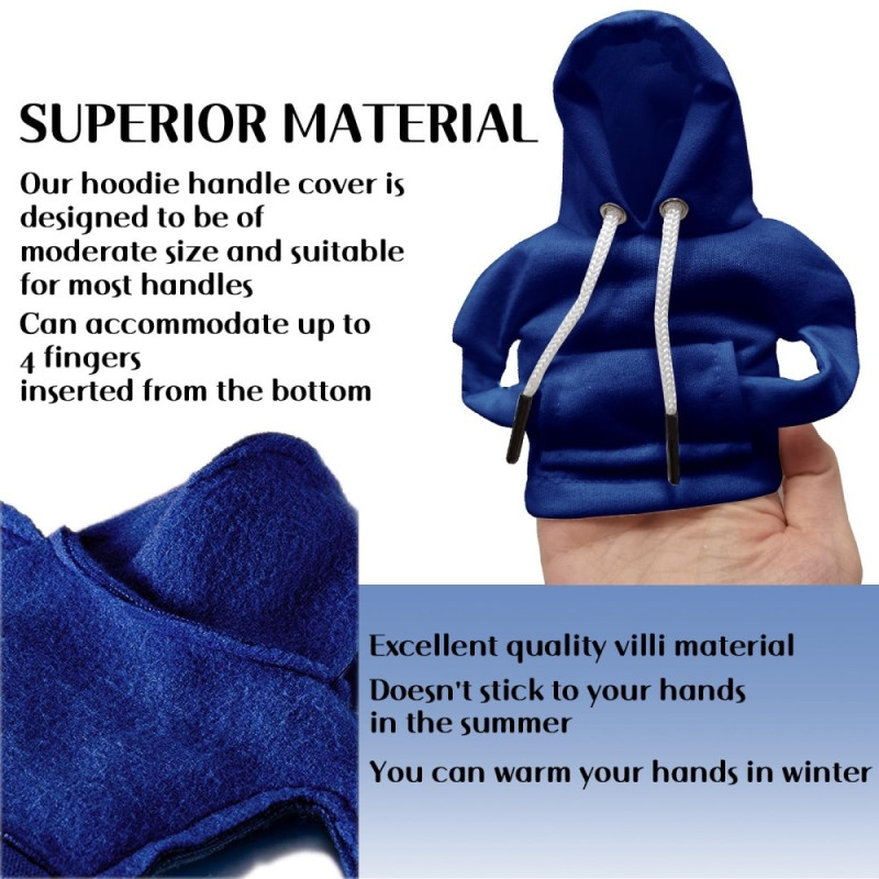 Car Hoodie Protection Design Decoration Gear Shifter - Blue