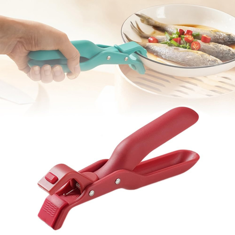Kitchen Multi - function Anti - scalding holder bowl pots plates