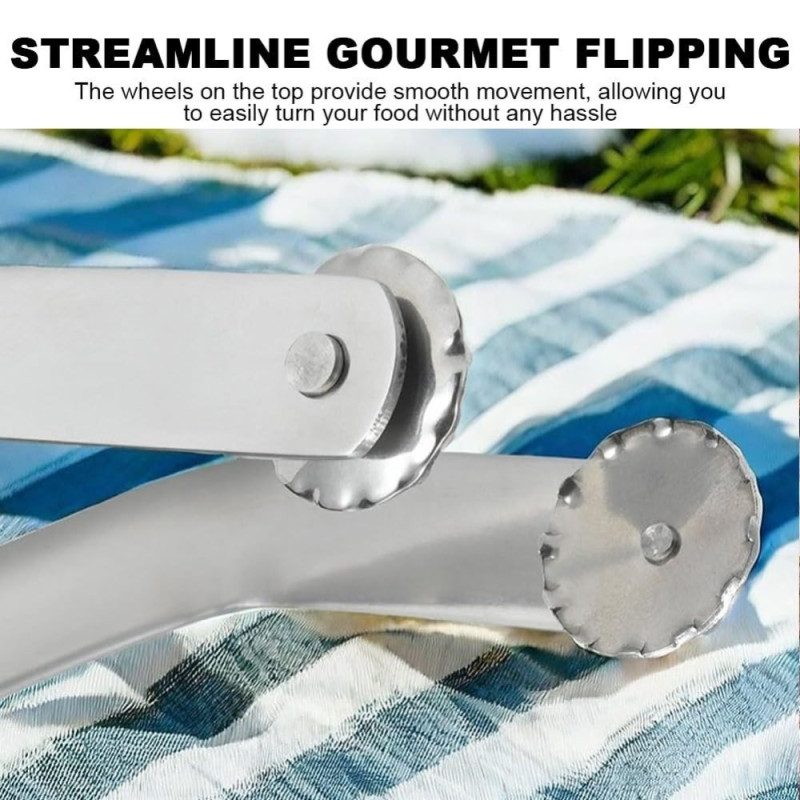 BBQ Tongs Stainless Steel Grill Grill Clamp