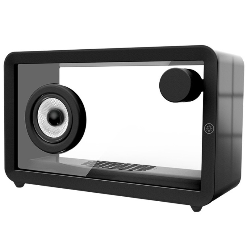 M8 Transparent Bluetooth Speaker with RGB Light HiFi Sound Bass Subwoofer