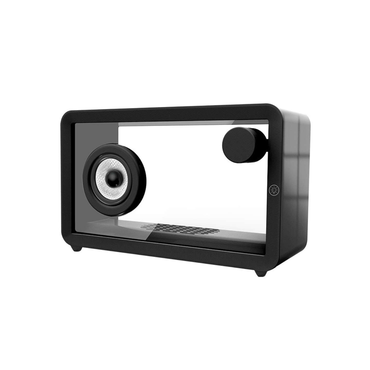 M8 Transparent Bluetooth - højttaler med RGB - lys HiFi - lyd Bass Subwoofer