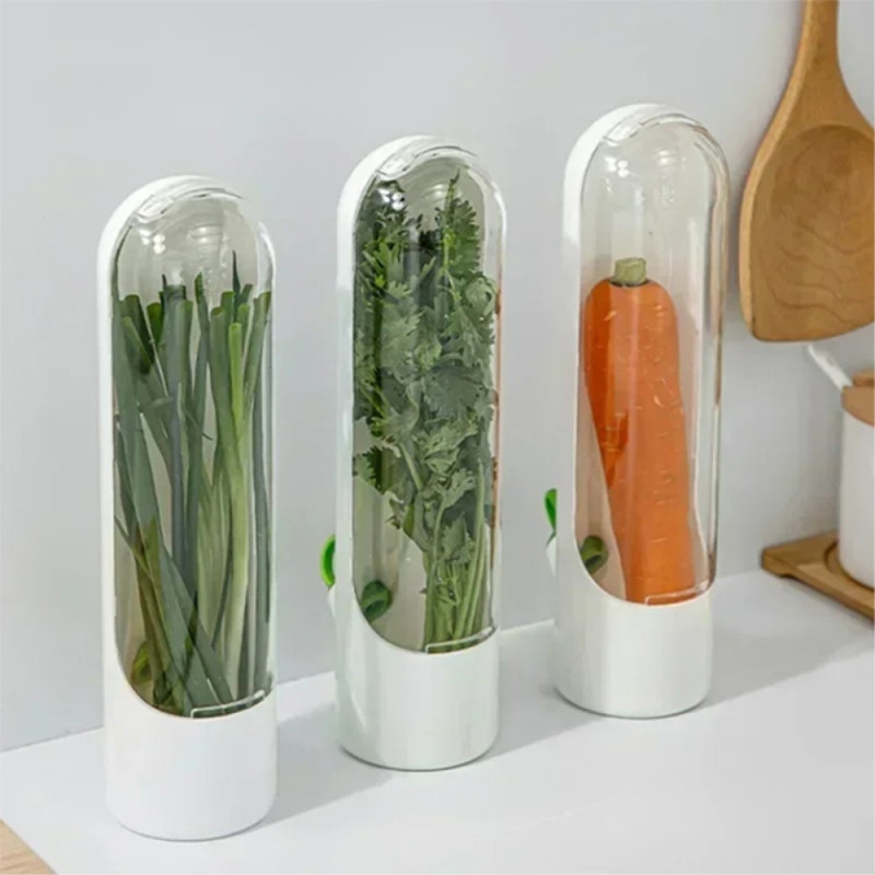 Refrigerator Vegetable Fresh Keeping Container Plants Storage