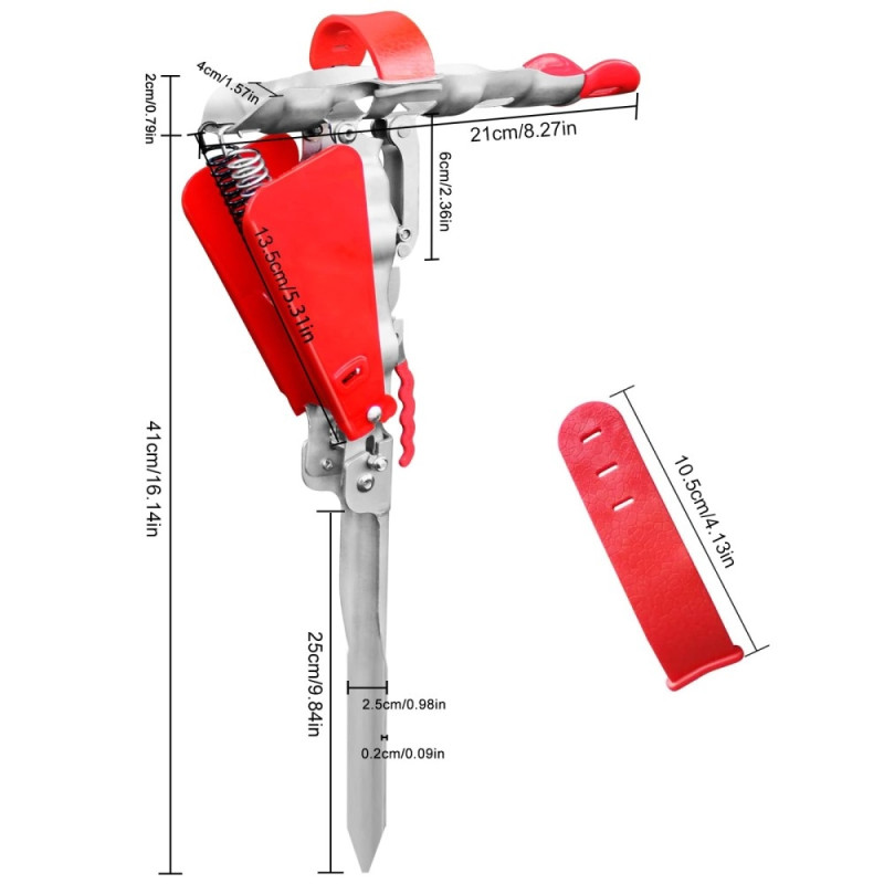 Automatic spring rod holder Fishing rod folding bracket Fishing