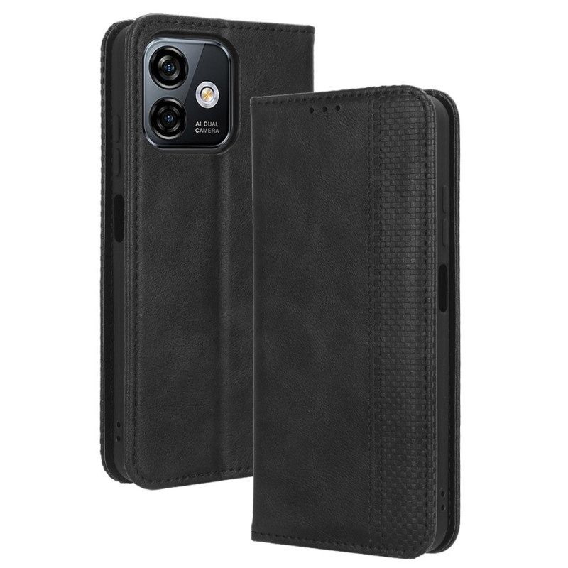 For Ulefone Note 16 Pro Vintage Lommebok - deksel/deksel - Svart