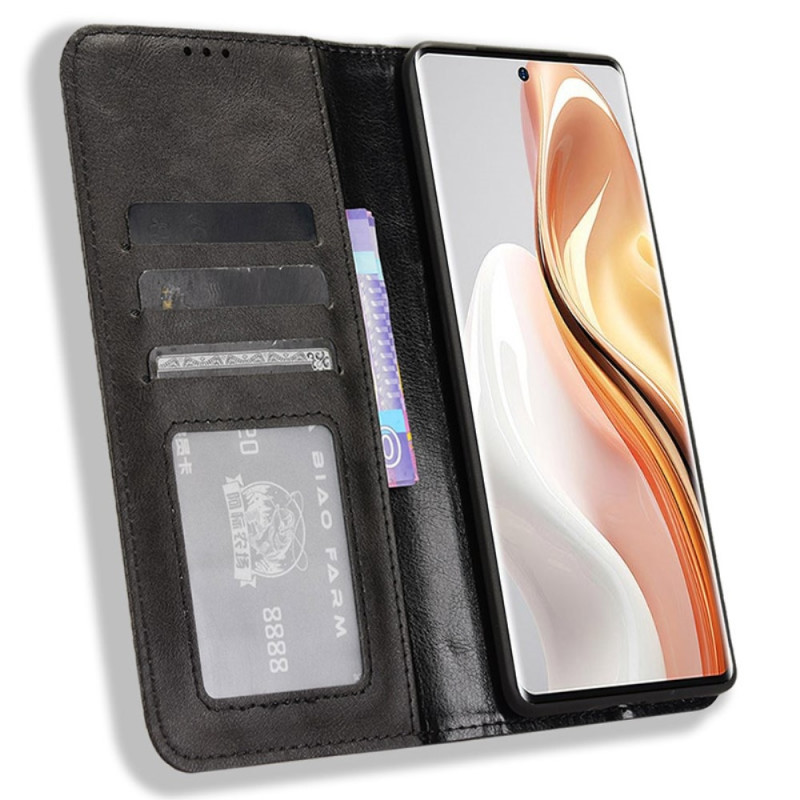 For Ulefone Note 17 Pro Vintage Lommebok - deksel/deksel - Svart