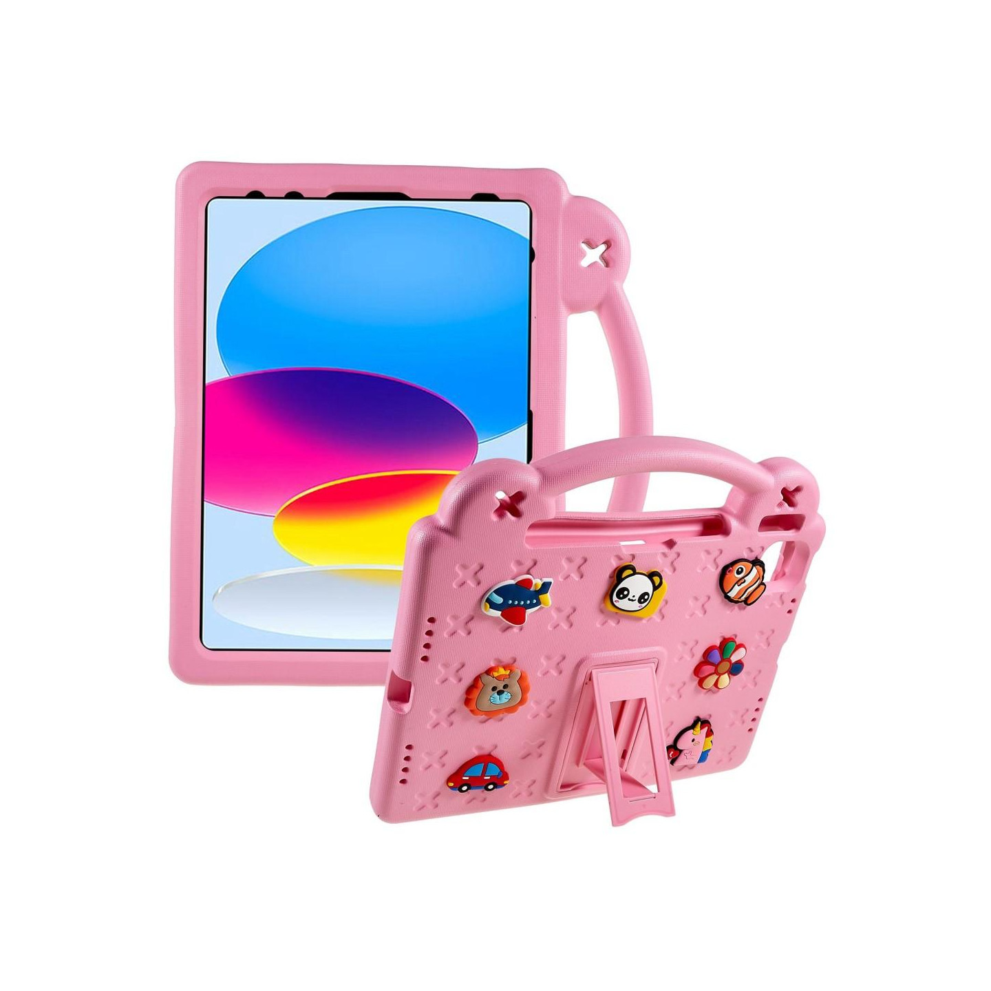 Apple iPad 10.9 2022 Gen 10 Shockproof EVA Foam Stand Shell - Pink