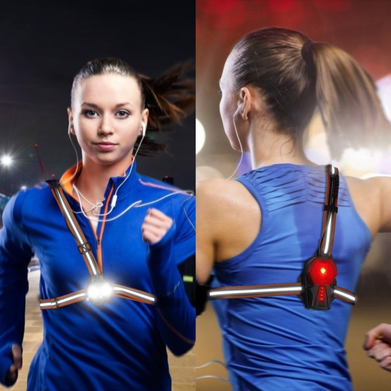 Utendørs sport LED - lys vanntett nattløpssykkeladvarsel